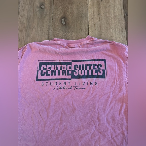 Comfort Colors Texas Tech Pink/Red Hand Graphic Tee - Picture 5 of 5